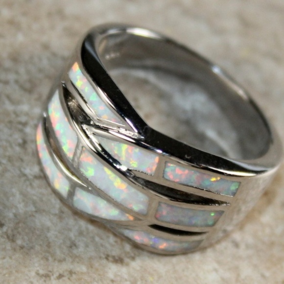 Fire Opal Ring - Picture 2 of 4